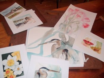 Watercolors: Monarchs & Lantana