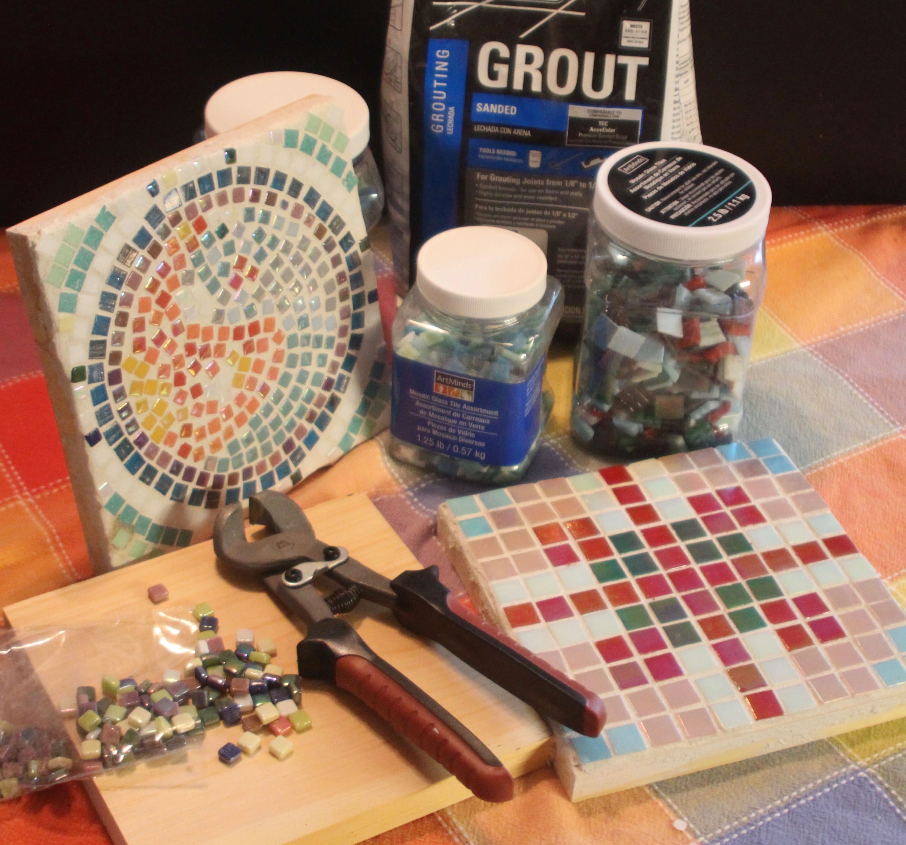 Mixed Media: Mosaic Plaque