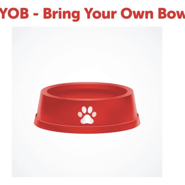 This is suggestion that dog owners bring their own bowl and use water fountains around the Garden to provide water for their dogs,