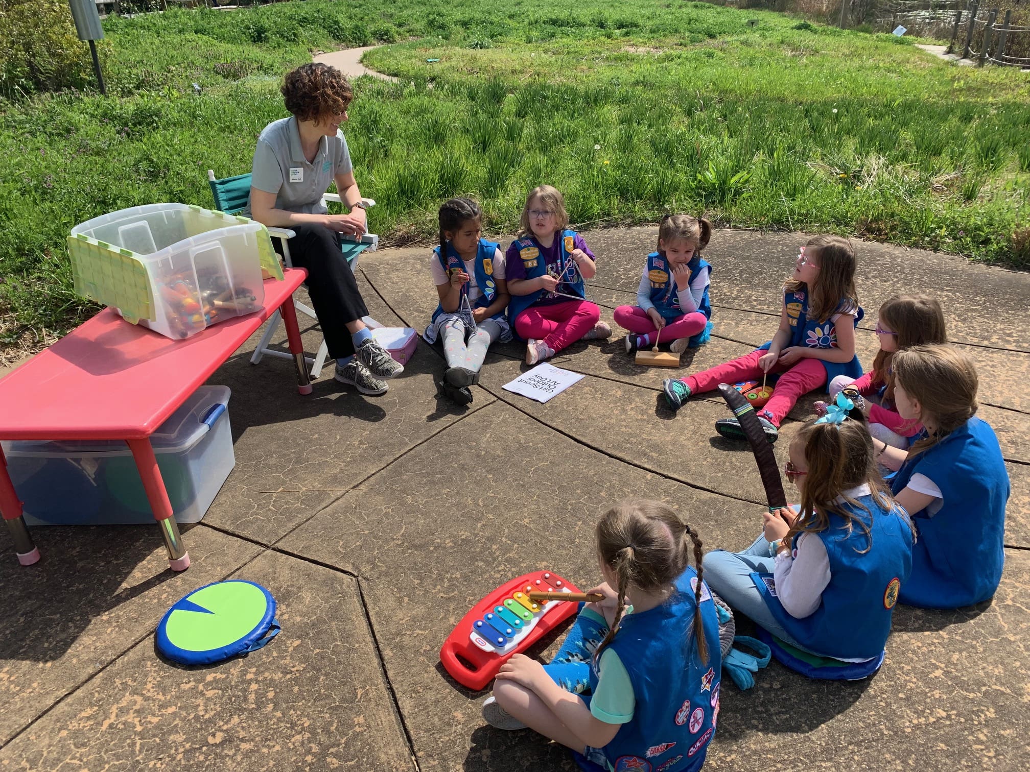 Girl Scout Outdoor Art Day