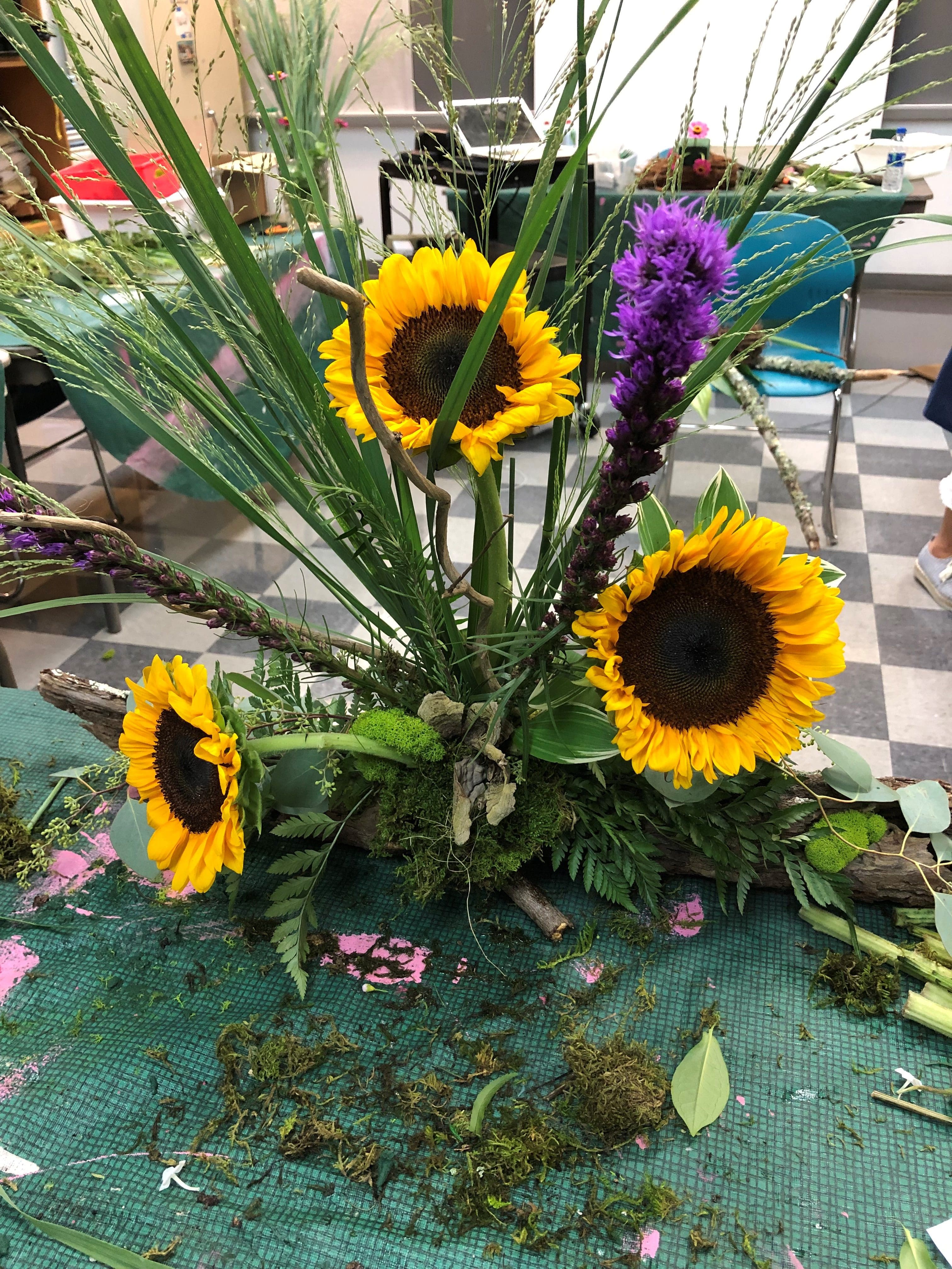 Salvaged Wood Floral Arrangement