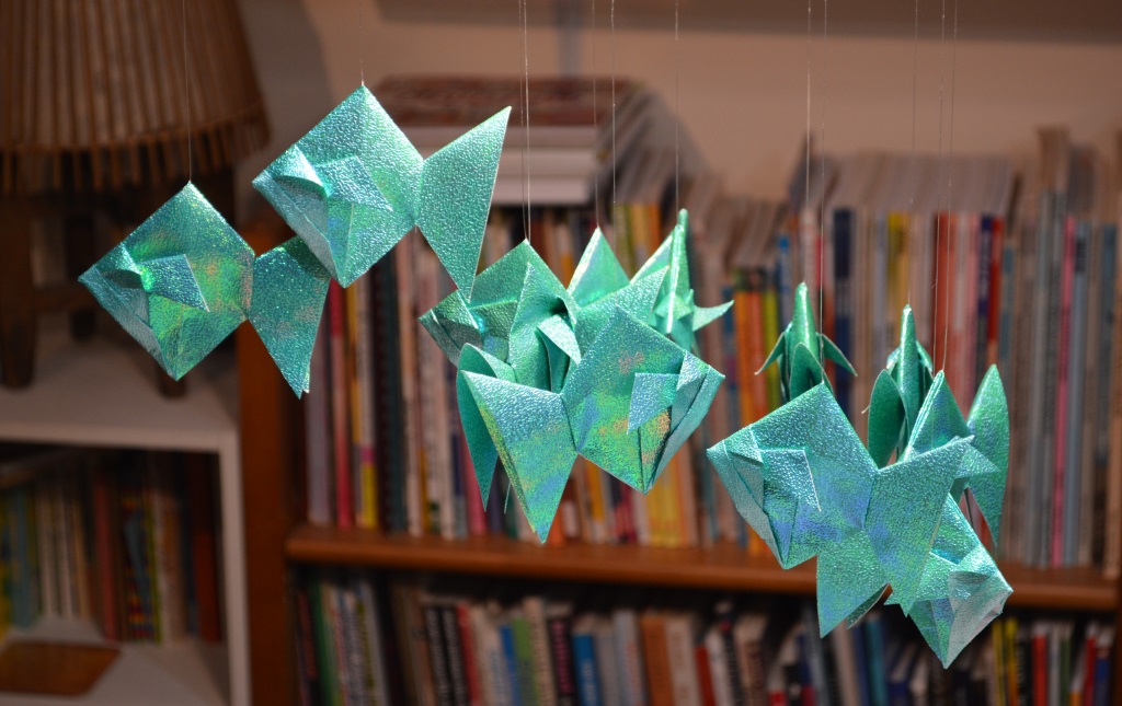 Origami: Fish Mobile