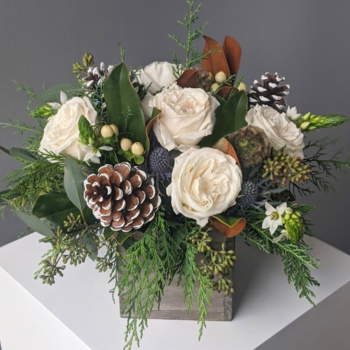 SOLD OUT Rustic Winter Centerpiece Floral Design