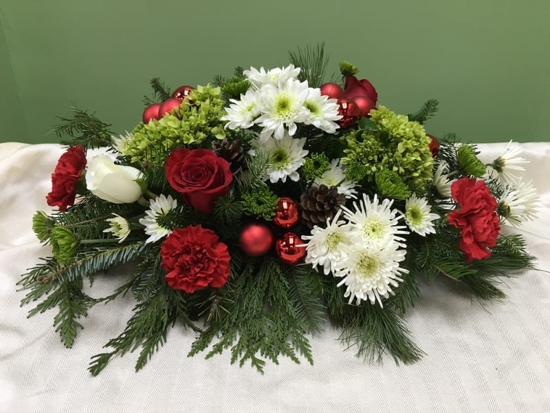 Christmas Centerpiece Floral Design