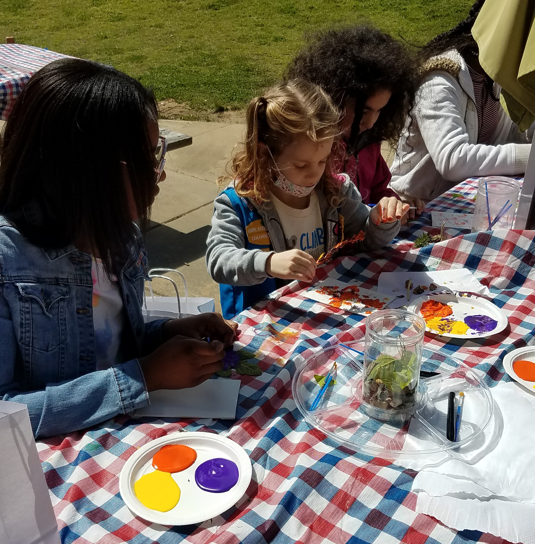 Girl Scout Outdoor Art Day