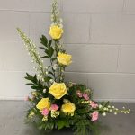 Asymmetrical Triangle Centerpiece