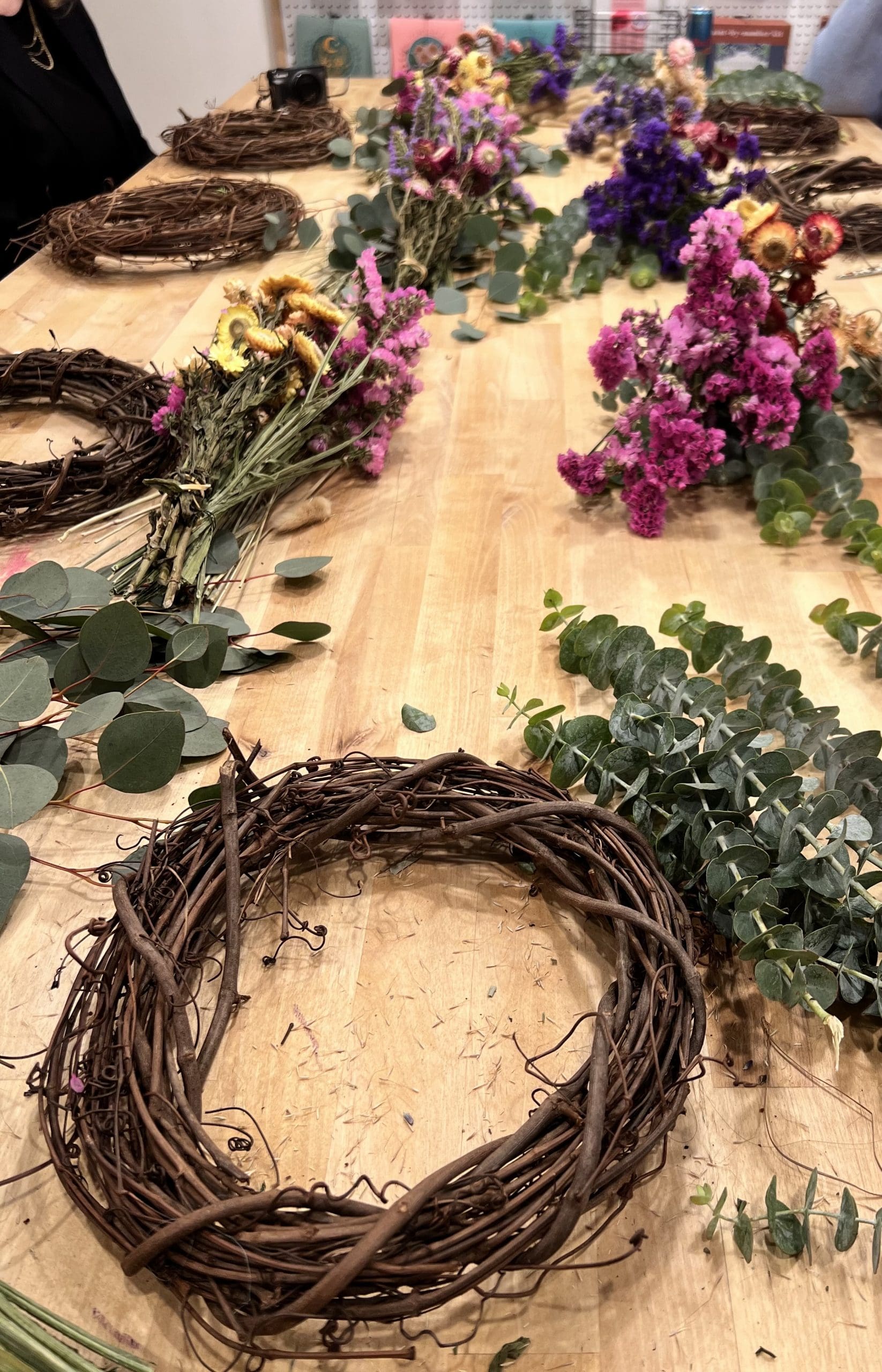 SOLD OUT Dried Flower Wreath Workshop