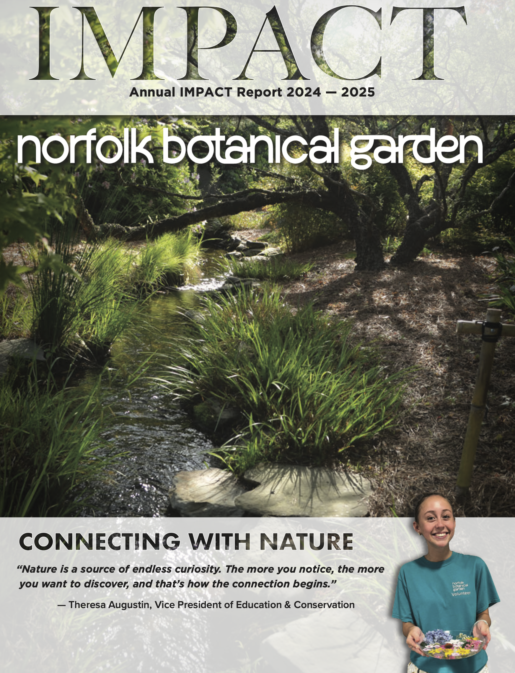 nbg-impact-report-2025-2025-for-web Cover of Annual Impact Report Fiscal Year 2024-2025 for Norfolk Botanical Garden
