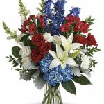 SOLD OUT Red, White, and Blue Centerpiece