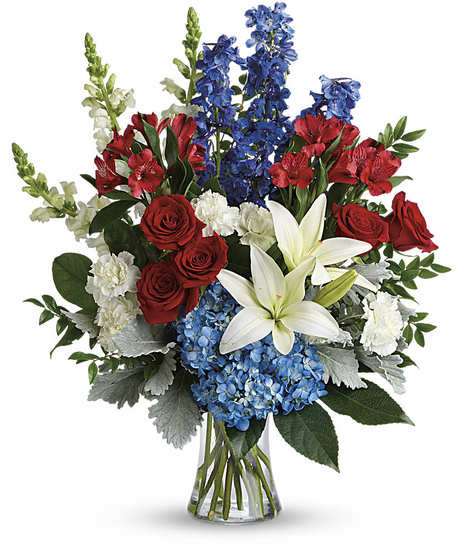 SOLD OUT Red, White, and Blue Centerpiece
