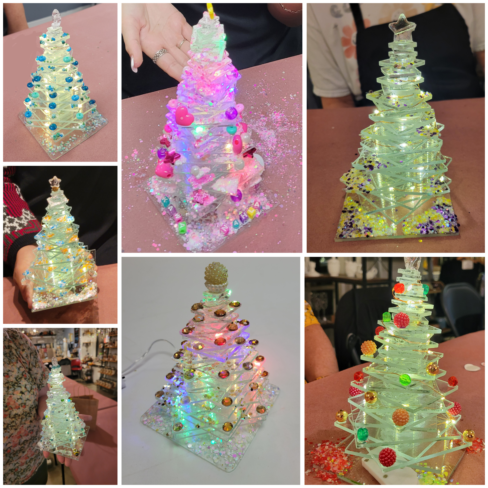 Holiday Glass Tree Workshop