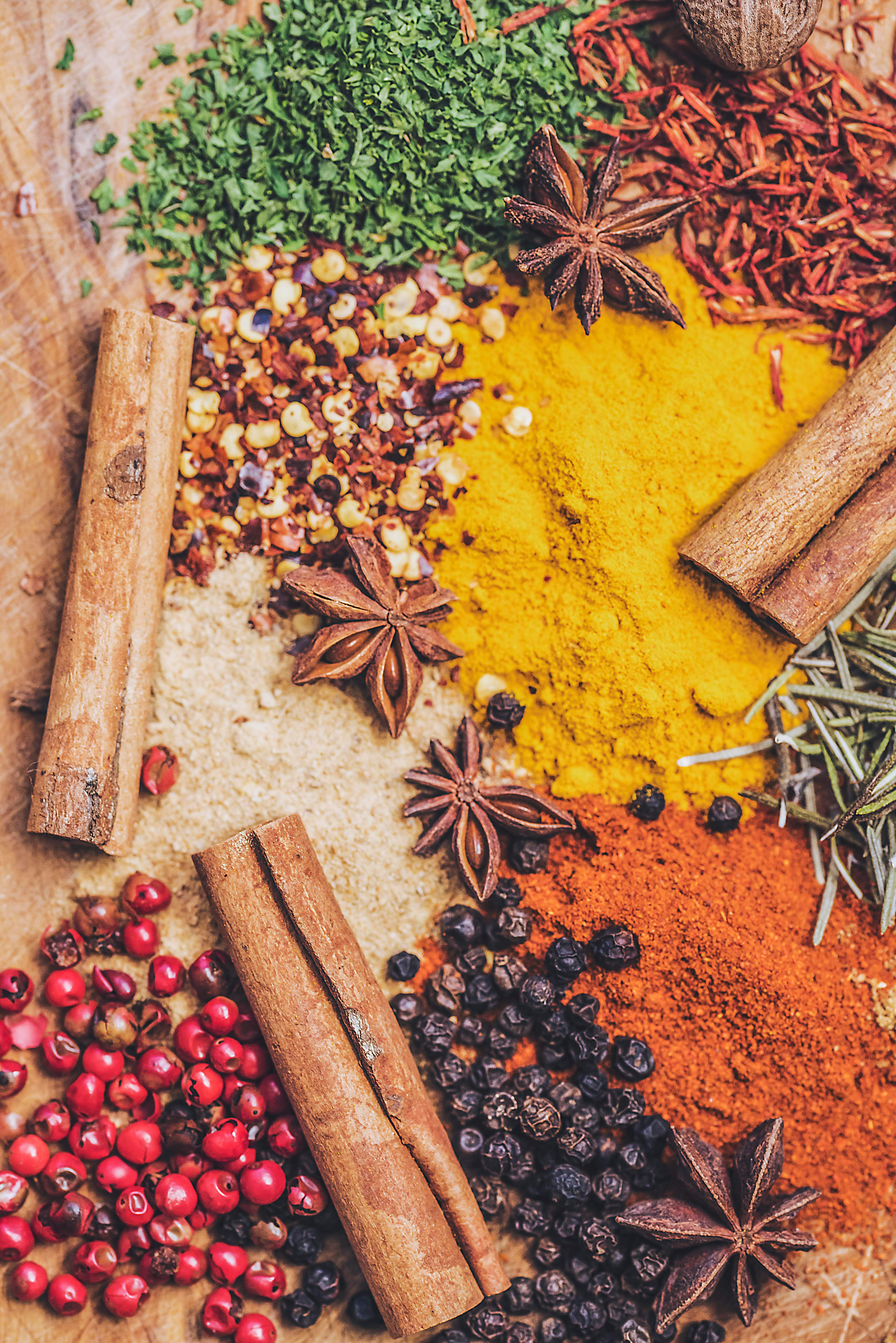 mixture of herbs, roots, seeds and barks